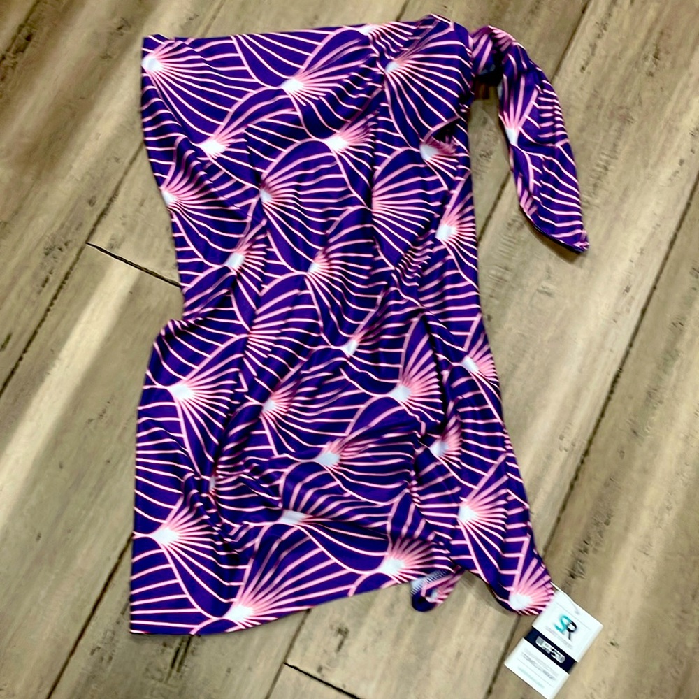 Salt N Rays Free People Shell print Resort Beach Swim Sarong Towel Cover-Up